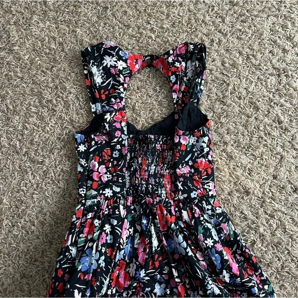 FREE PEOPLE Sunkissed Summer Open Back Mini Dress